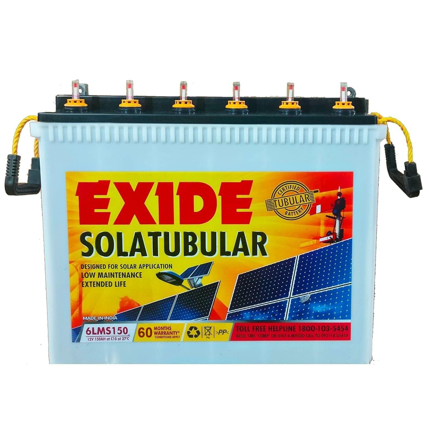 Exide Solar Tubular 150Ah Solar Battery