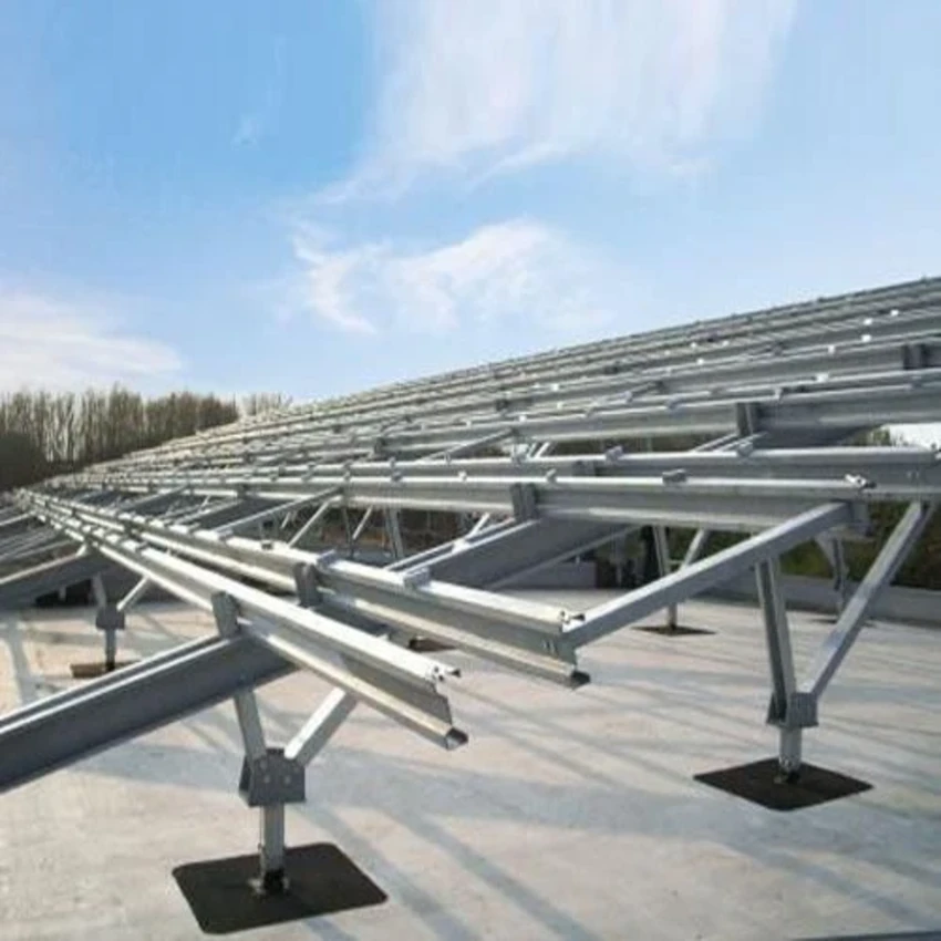 Aluminium Rooftop Solar Mounting Structure