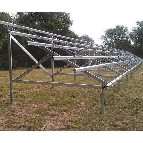 Hot-Dip Galvanized Ground Mount Solar Structure